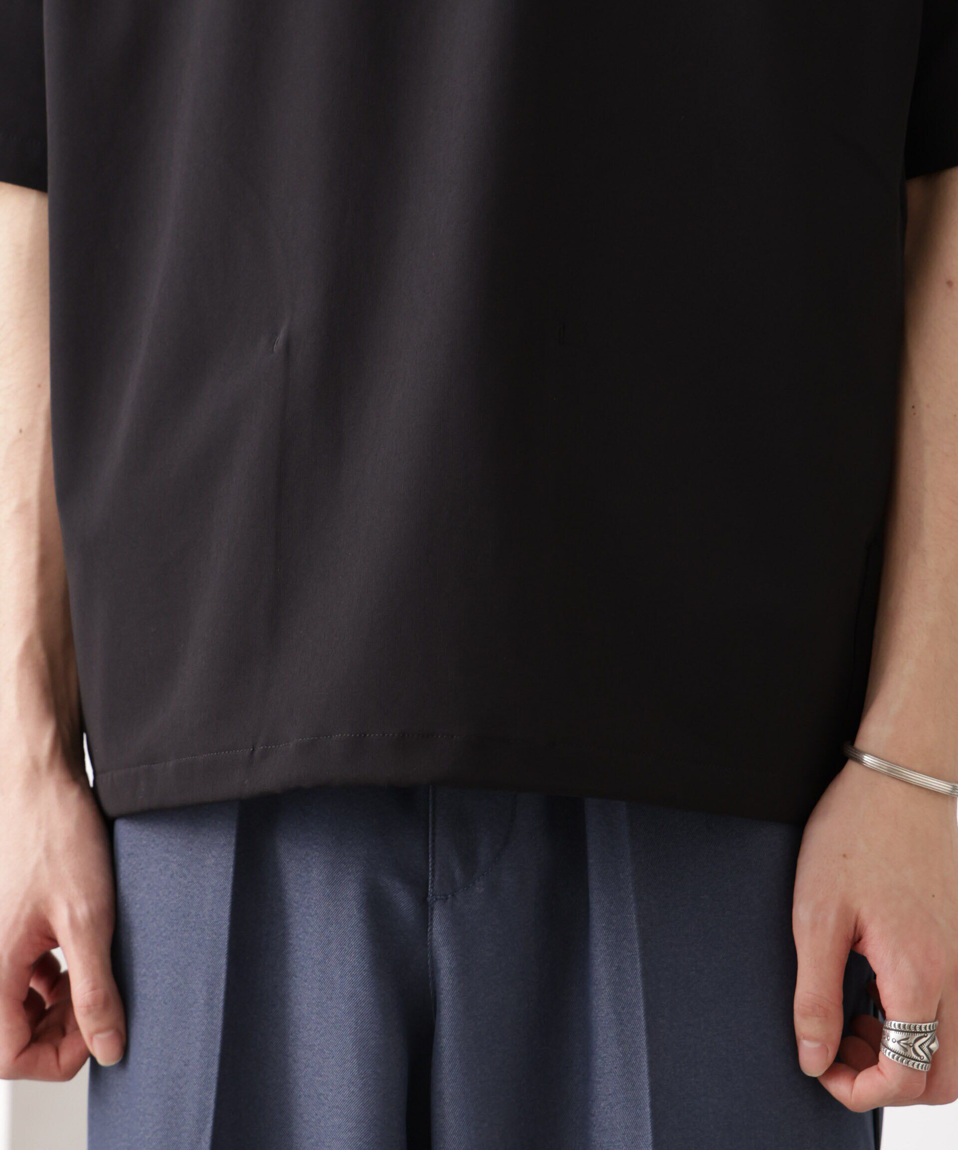  「ライトウェイトストレッチ プルオーバー半袖(セットアップ可)」|Tシャツ・カットソー|