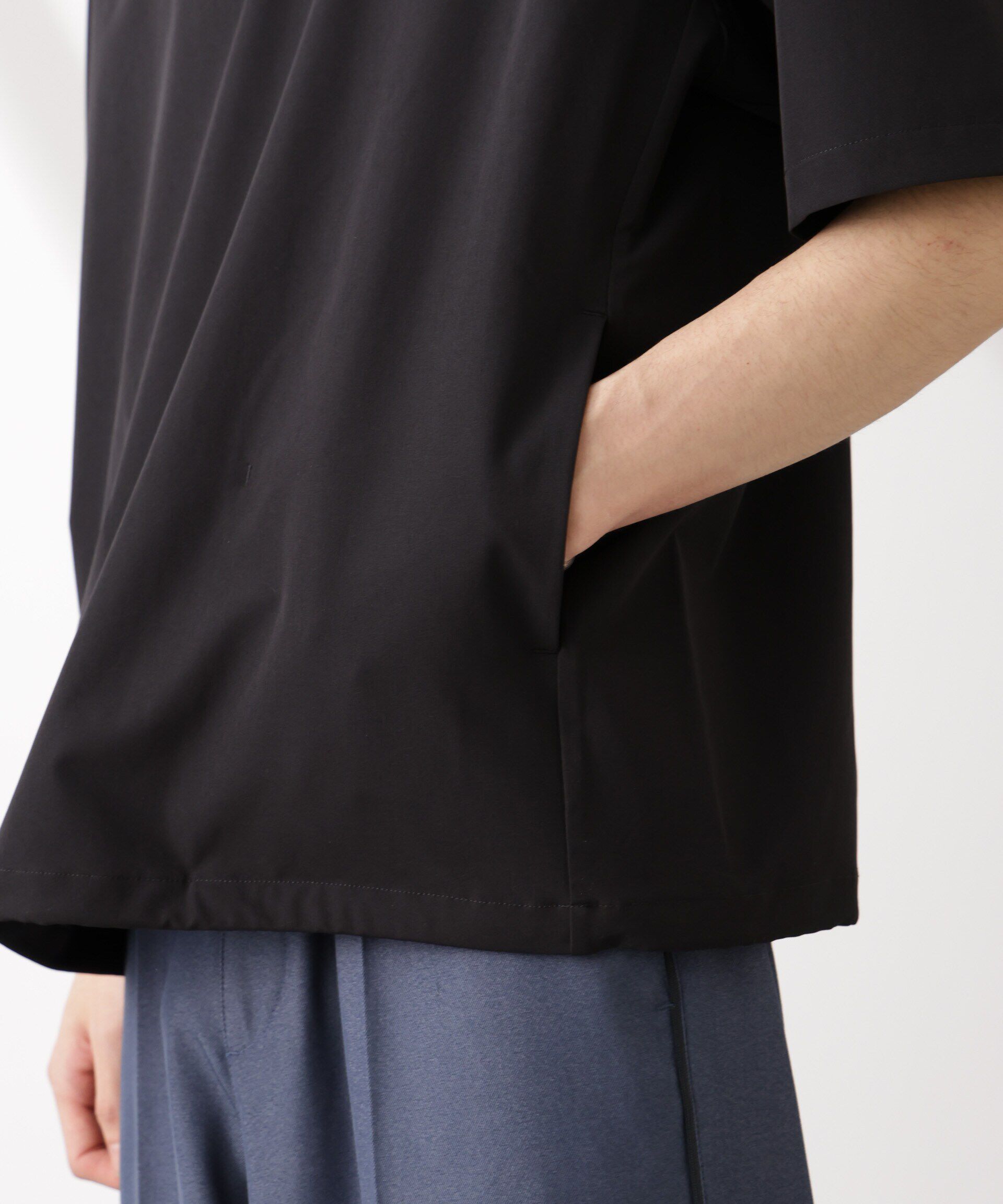  「ライトウェイトストレッチ プルオーバー半袖(セットアップ可)」|Tシャツ・カットソー|