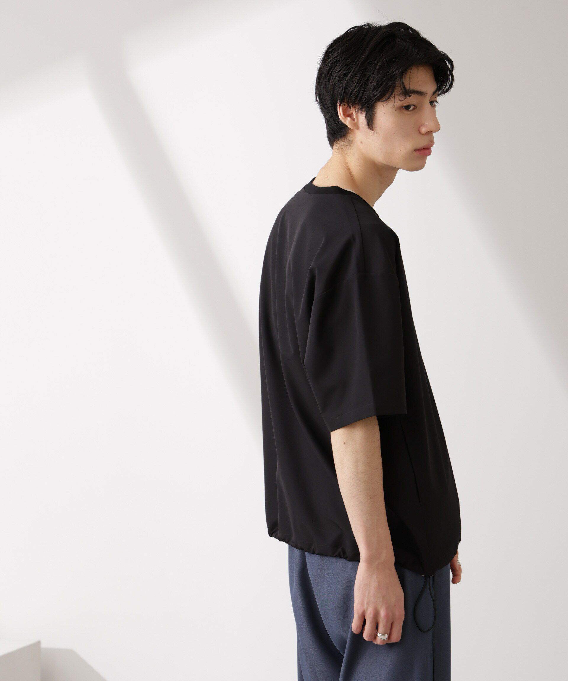  「ライトウェイトストレッチ プルオーバー半袖(セットアップ可)」|Tシャツ・カットソー|
