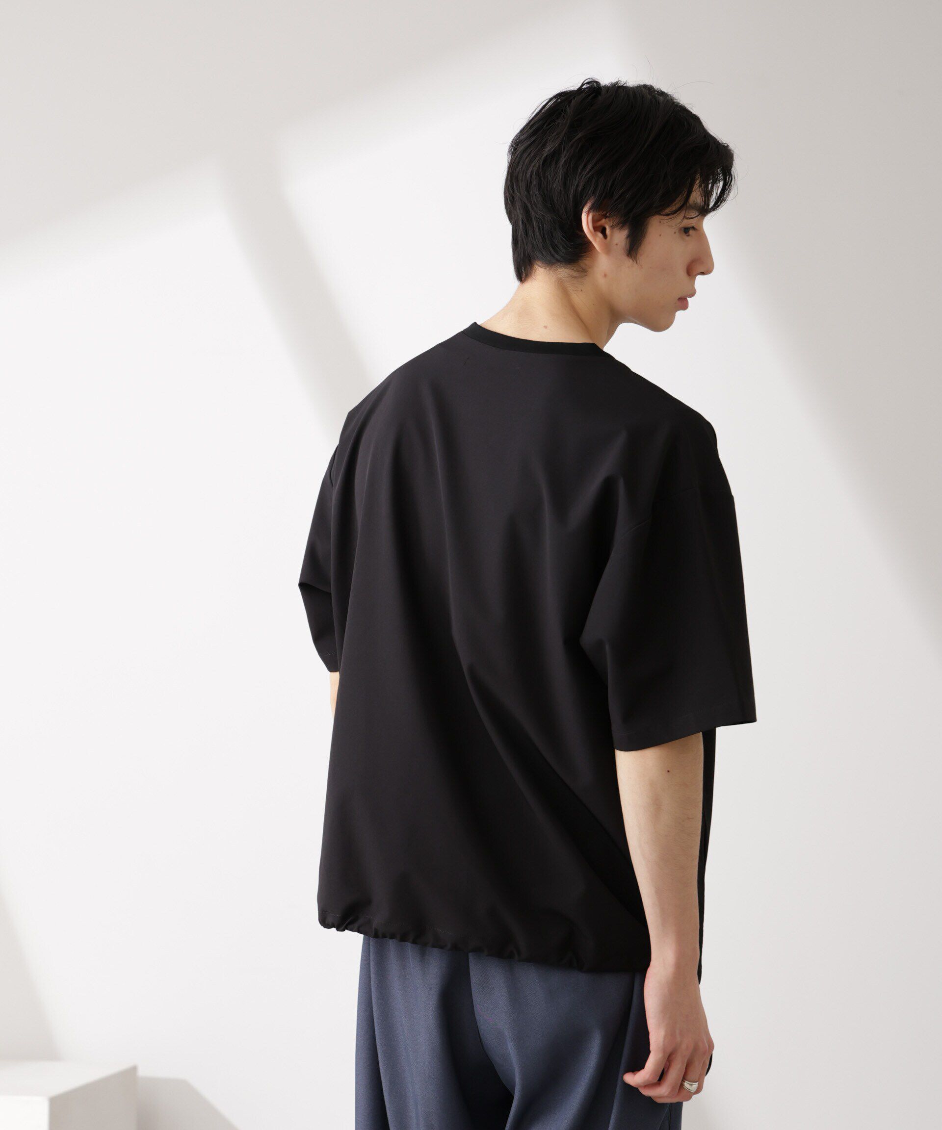  「ライトウェイトストレッチ プルオーバー半袖(セットアップ可)」|Tシャツ・カットソー|