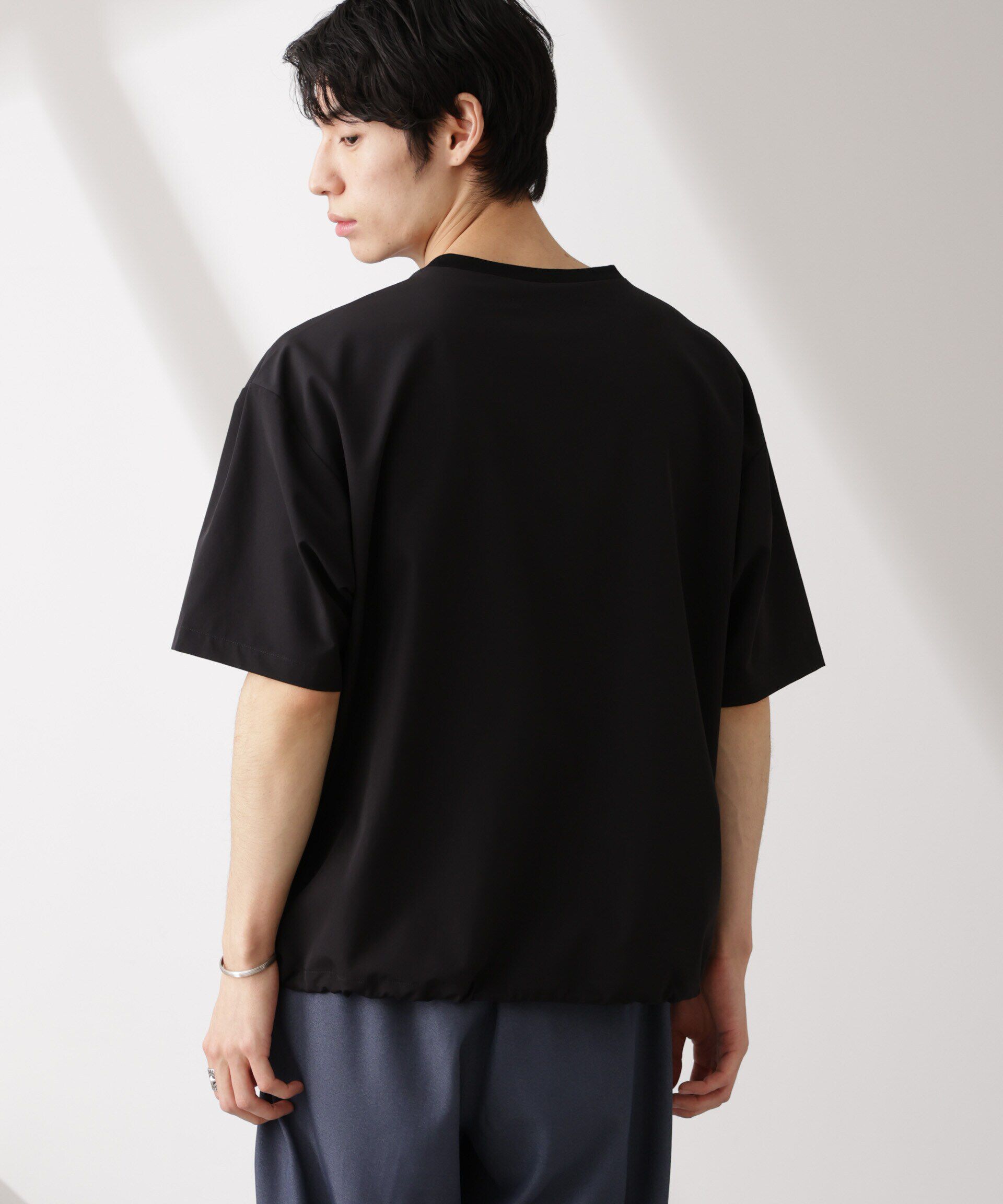  「ライトウェイトストレッチ プルオーバー半袖(セットアップ可)」|Tシャツ・カットソー|