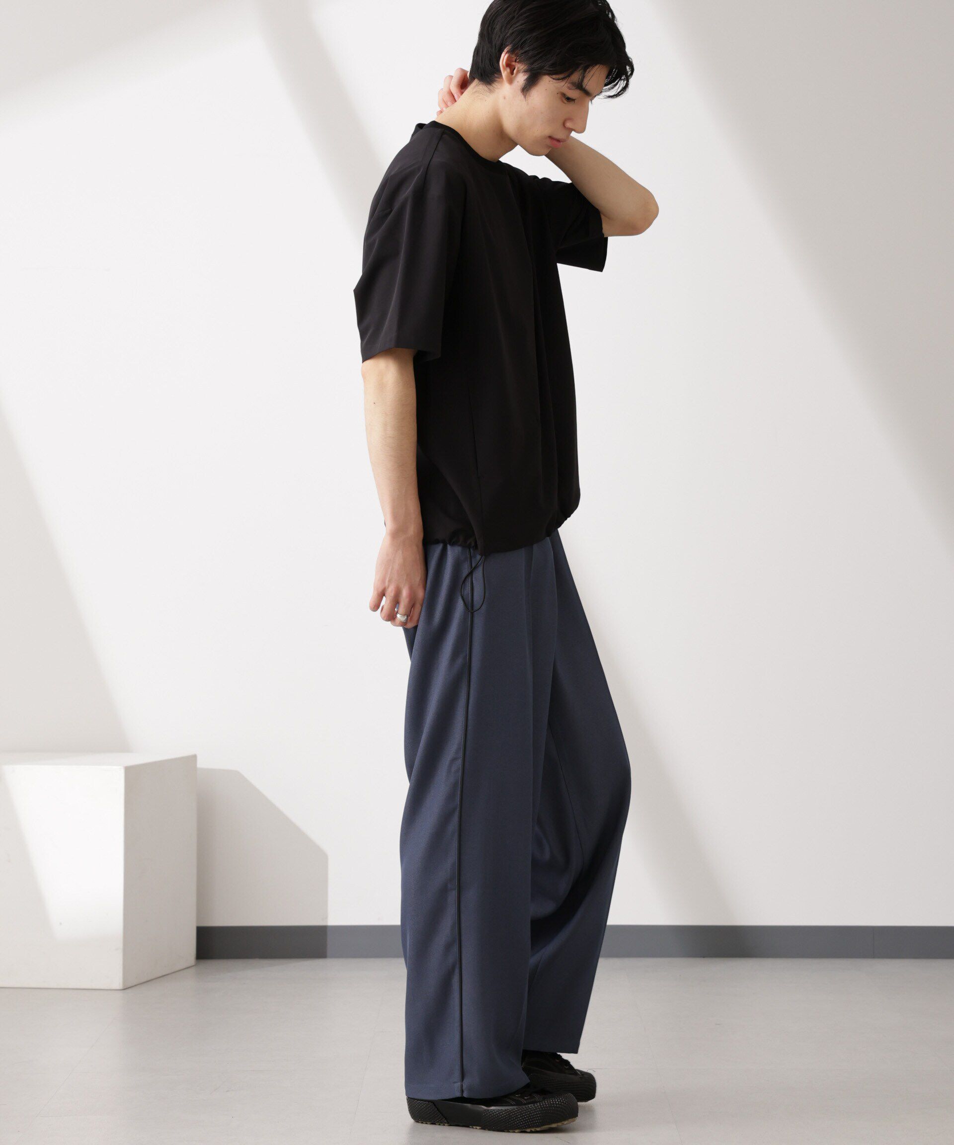  「ライトウェイトストレッチ プルオーバー半袖(セットアップ可)」|Tシャツ・カットソー|