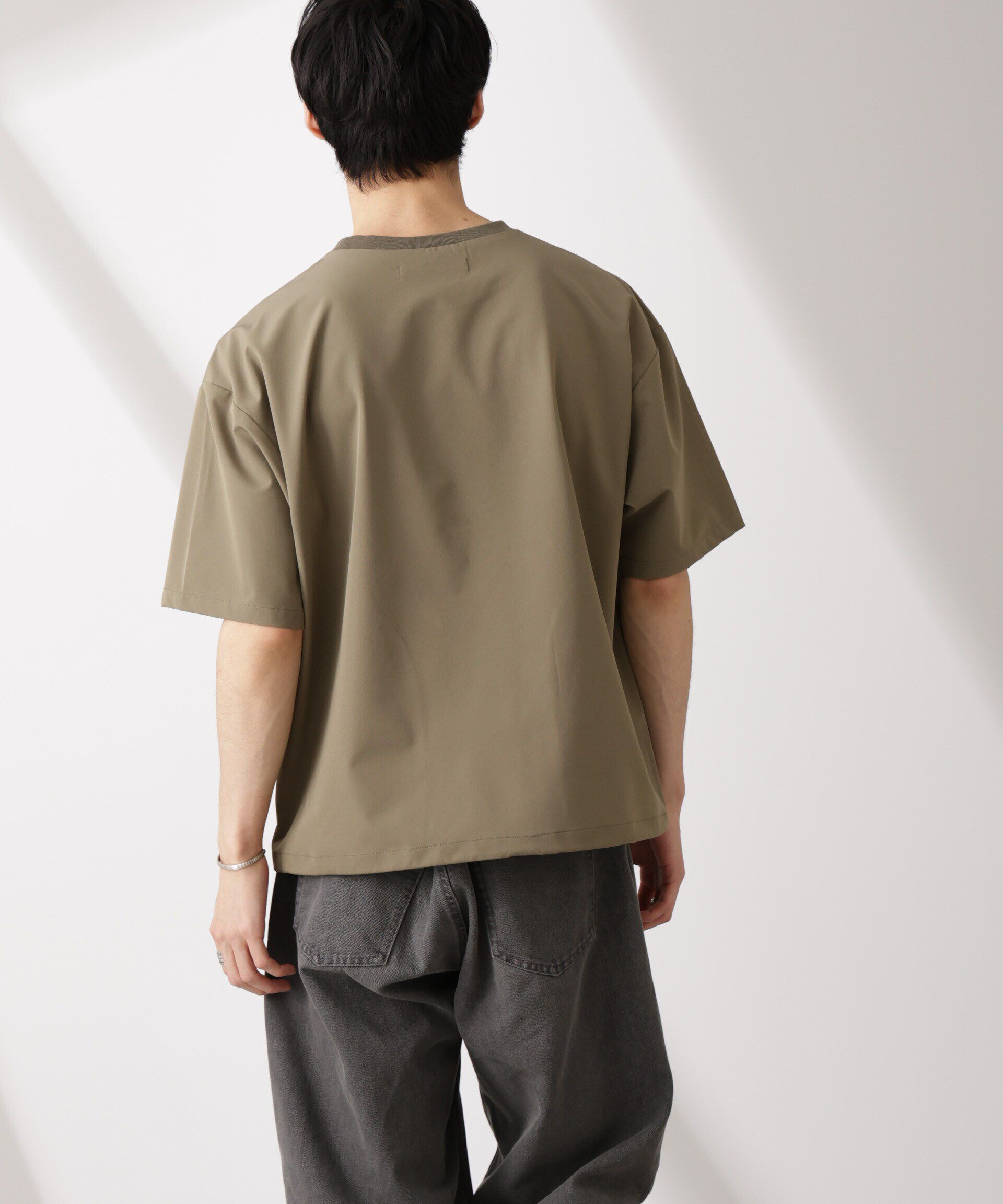  「ライトウェイトストレッチ プルオーバー半袖(セットアップ可)」|Tシャツ・カットソー|