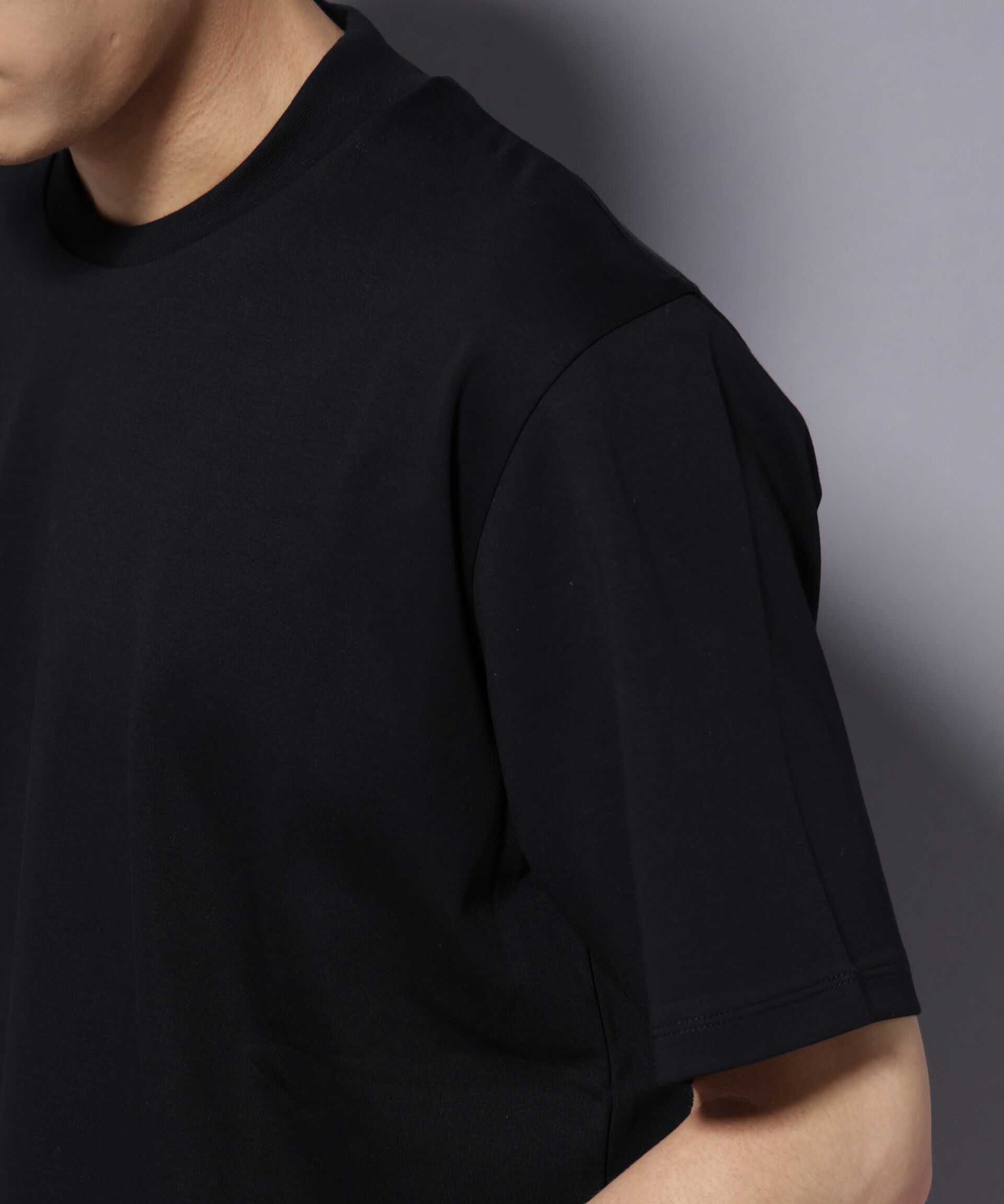 nano･universe「ジャケT(R) プレミアム クルーネック 半袖」|Tシャツ・カットソー|
