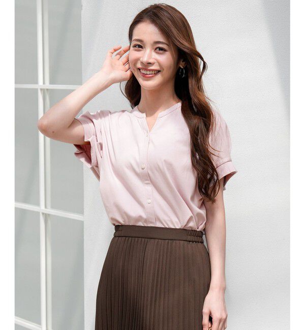 ANY SIS「【美ライン大人T】裾タックゆる プルオーバー」|Tシャツ・カットソー|