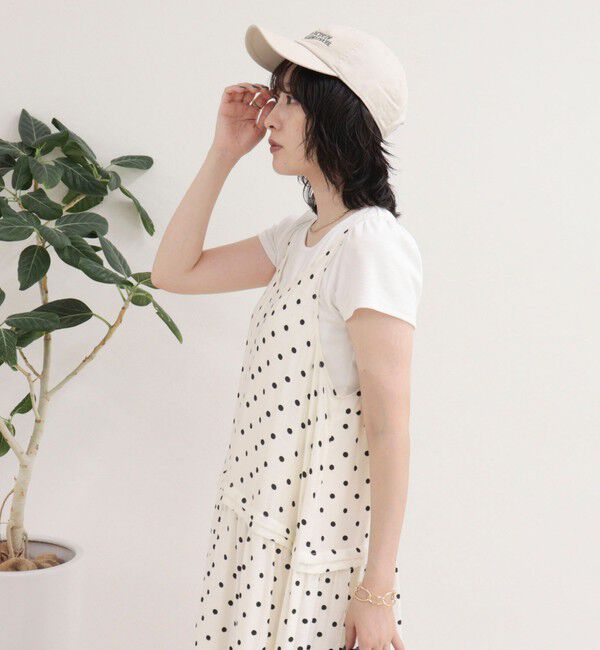 fredy emue「ドットノースリーブワンピース」|ワンピース|