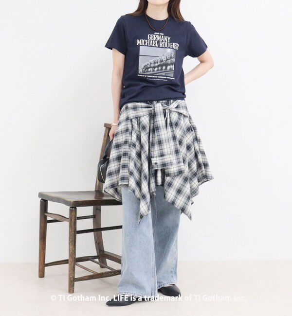 fredy emue「【haru &times; GOOD ROCK SPEED】PhotoロゴコンパクトTシャツ」|Tシャツ・カットソー|