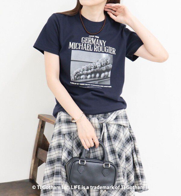 fredy emue「【haru &times; GOOD ROCK SPEED】PhotoロゴコンパクトTシャツ」|Tシャツ・カットソー|