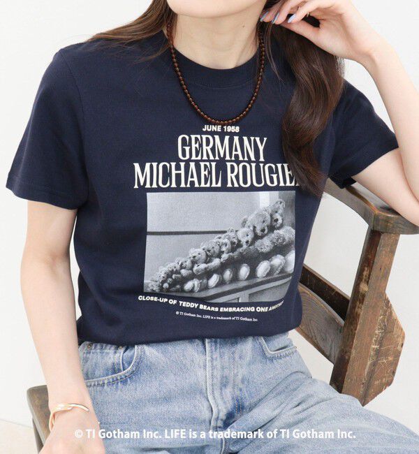 fredy emue「【haru &times; GOOD ROCK SPEED】PhotoロゴコンパクトTシャツ」|Tシャツ・カットソー|