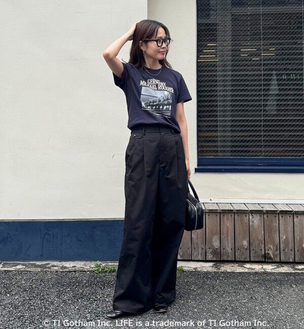 fredy emue「【haru &times; GOOD ROCK SPEED】PhotoロゴコンパクトTシャツ」|Tシャツ・カットソー|
