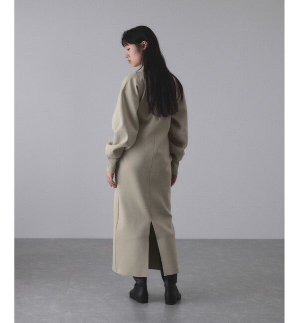 ADAM ET ROPE'「【定番人気】フォルムニットワンピース」|ワンピース|