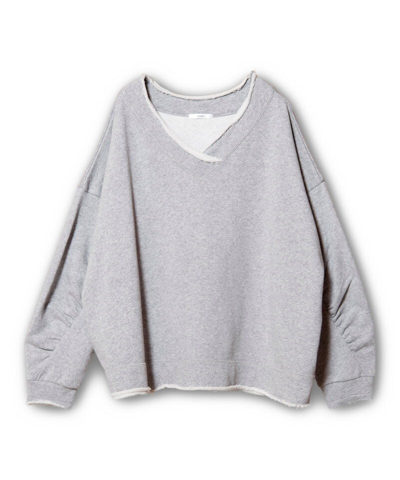  「裏毛Vネックプルオーバー」|Tシャツ・カットソー|
