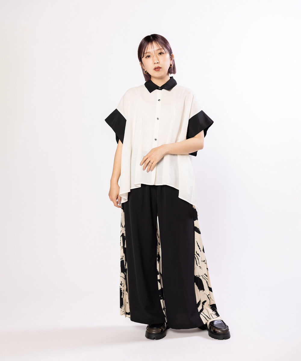  「プリーツ切替パンツ」|その他|
