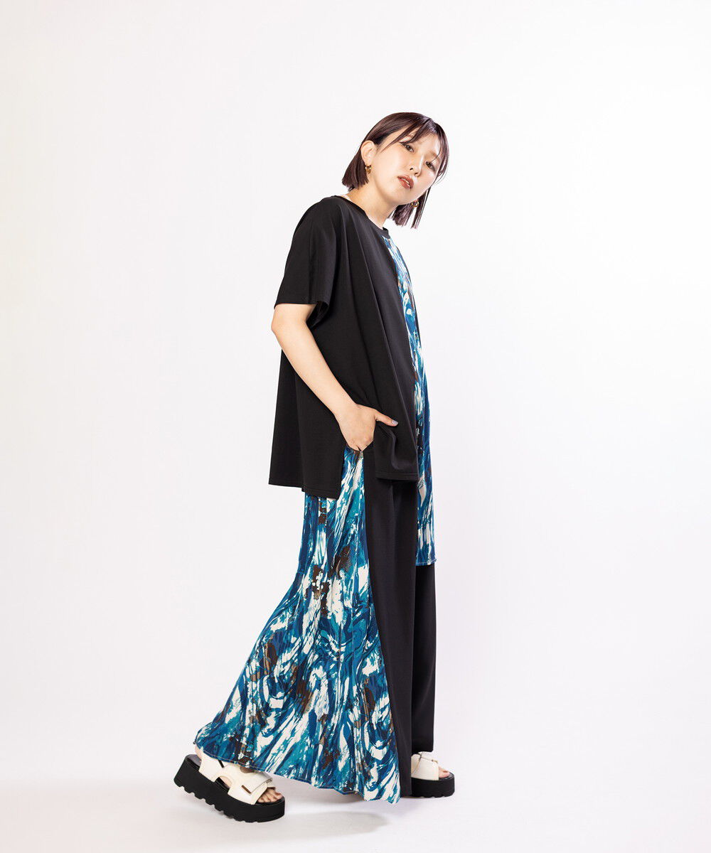  「プリーツ切替パンツ」|その他|