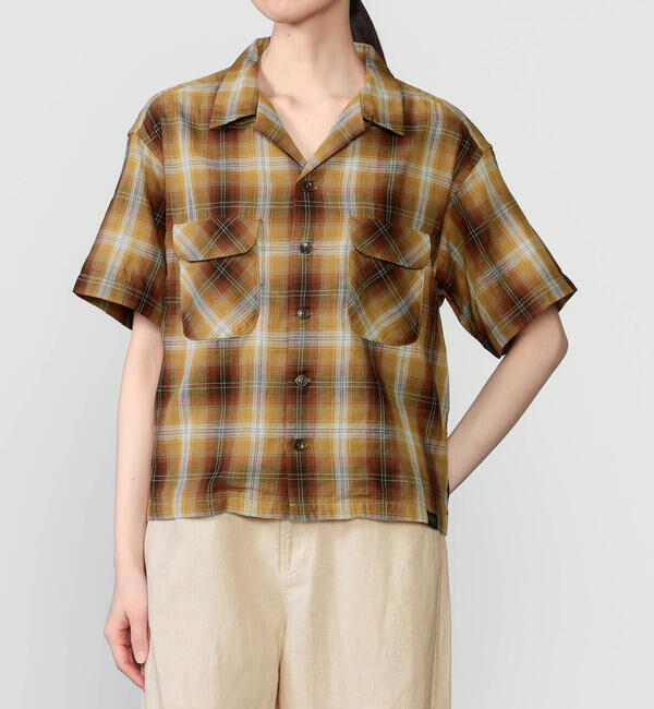  「PENDLETON | オープンカラー 半袖シャツ WOMEN」|シャツ・ブラウス|