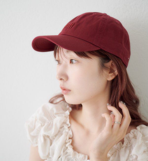  「ロゴ刺繍キャップ」|ハット|