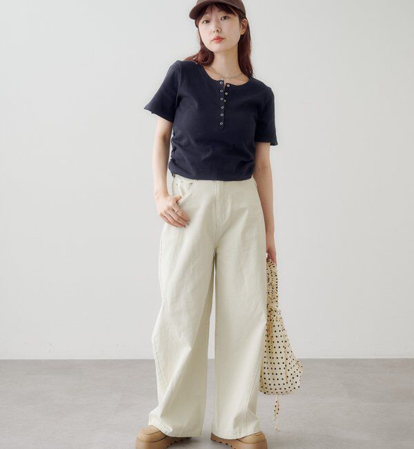  「ロゴ刺繍キャップ」|ハット|
