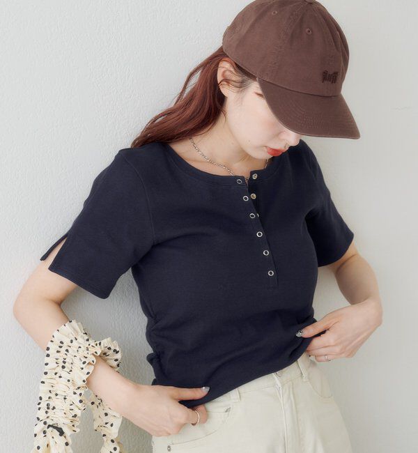  「ロゴ刺繍キャップ」|ハット|