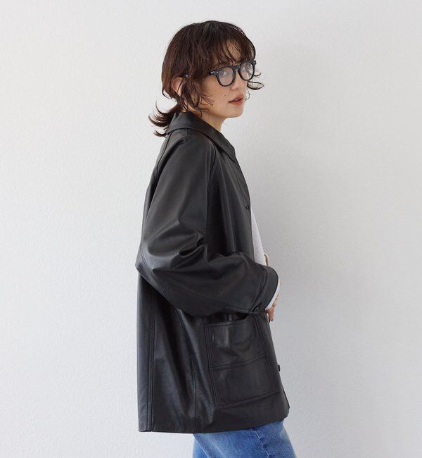  「【MONN.:.】【ラムレザー】レザージャケット」|その他|