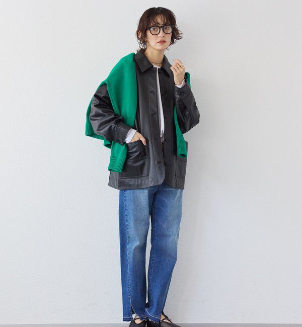  「【MONN.:.】【ラムレザー】レザージャケット」|その他|