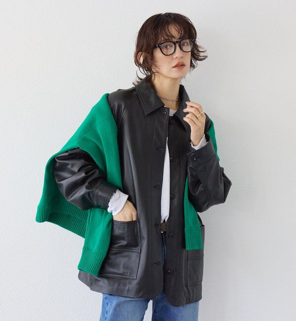  「【MONN.:.】【ラムレザー】レザージャケット」|その他|