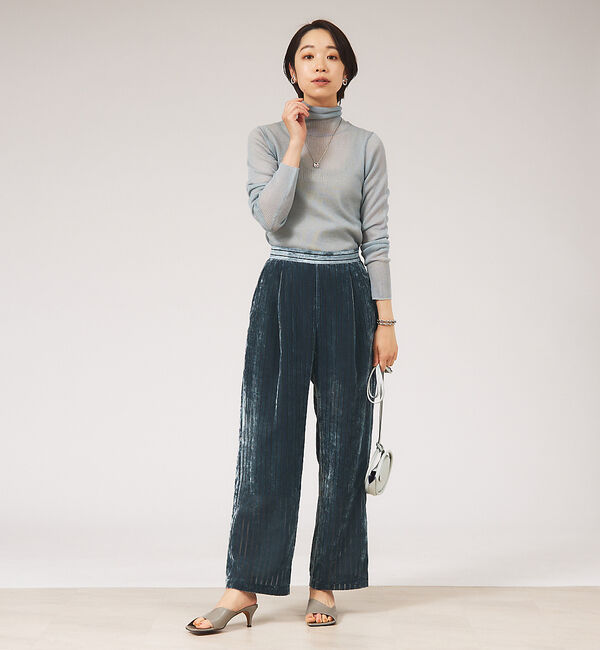 qualite「オパールストライプパンツ」|その他|