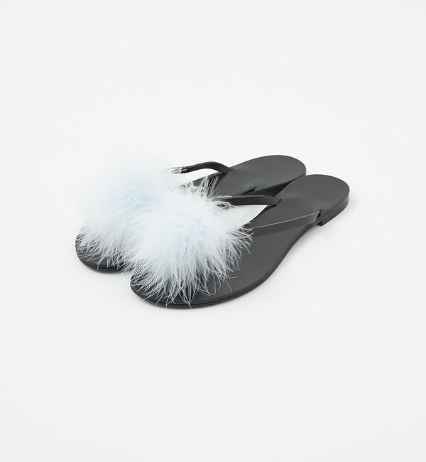 The Store by C' 「【LAOCOONTE】LULU Sofia／ファーサンダル」|サンダル|