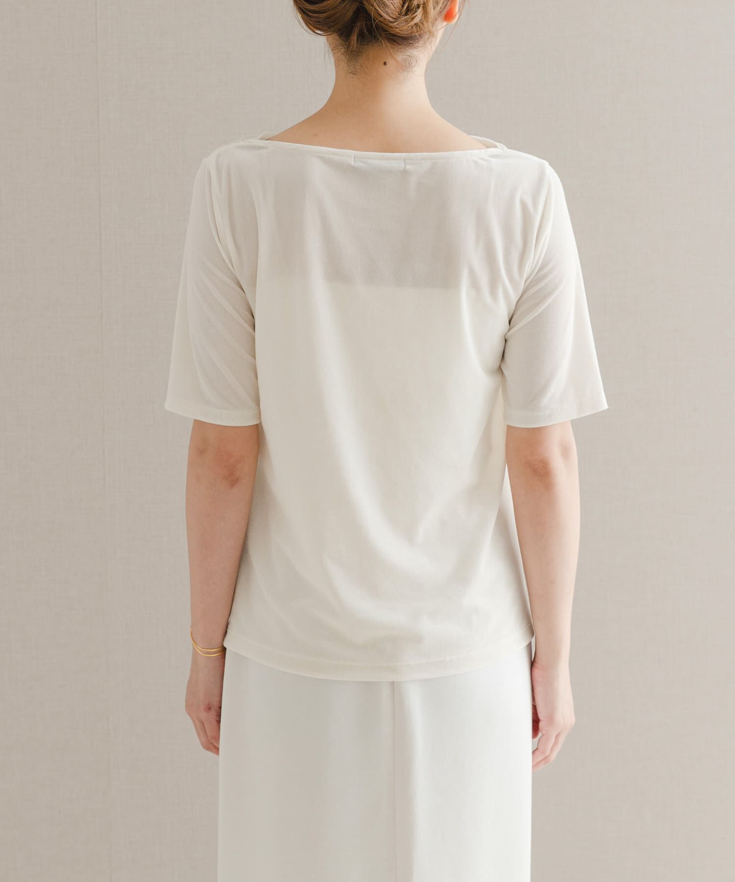 URBAN RESEARCH ROSSO「シアーストレッチベロアカットソー」|Tシャツ・カットソー|