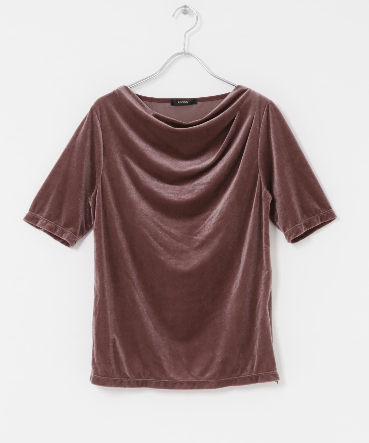 URBAN RESEARCH ROSSO「シアーストレッチベロアカットソー」|Tシャツ・カットソー|