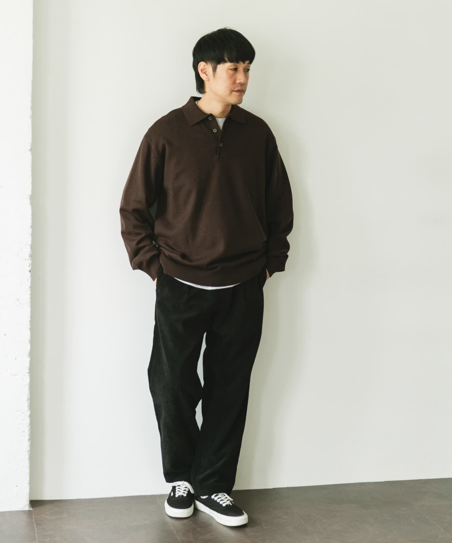 URBAN RESEARCH DOORS「『XLサイズ/WEB限定/仁村紗和さん着用』『UR TECH 200日ニット』 ポロシャツ」|ポロシャツ|