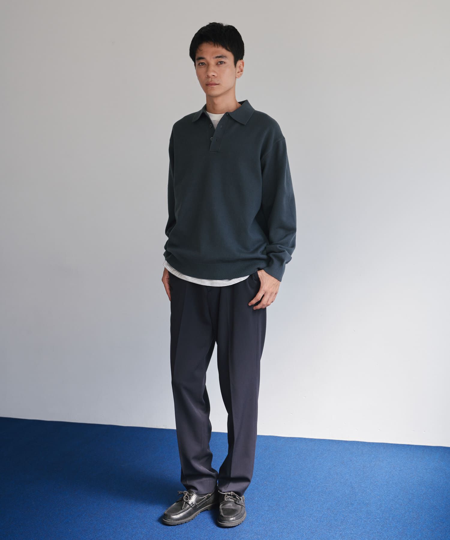 URBAN RESEARCH DOORS「『XLサイズ/WEB限定/仁村紗和さん着用』『UR TECH 200日ニット』 ポロシャツ」|ポロシャツ|