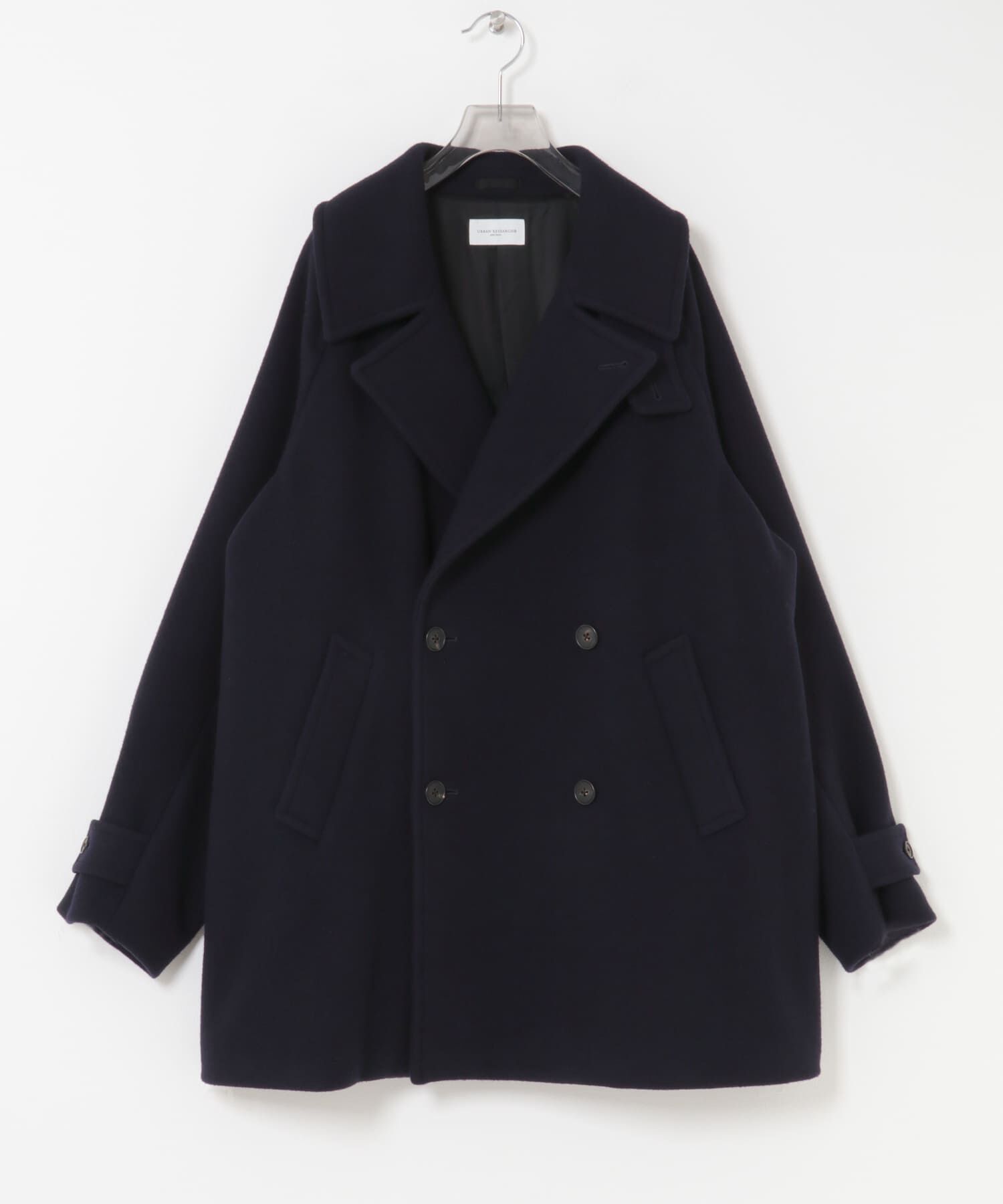 URBAN RESEARCH「new basic　DOUBLE BREAST HALF COAT」|ピーコート|