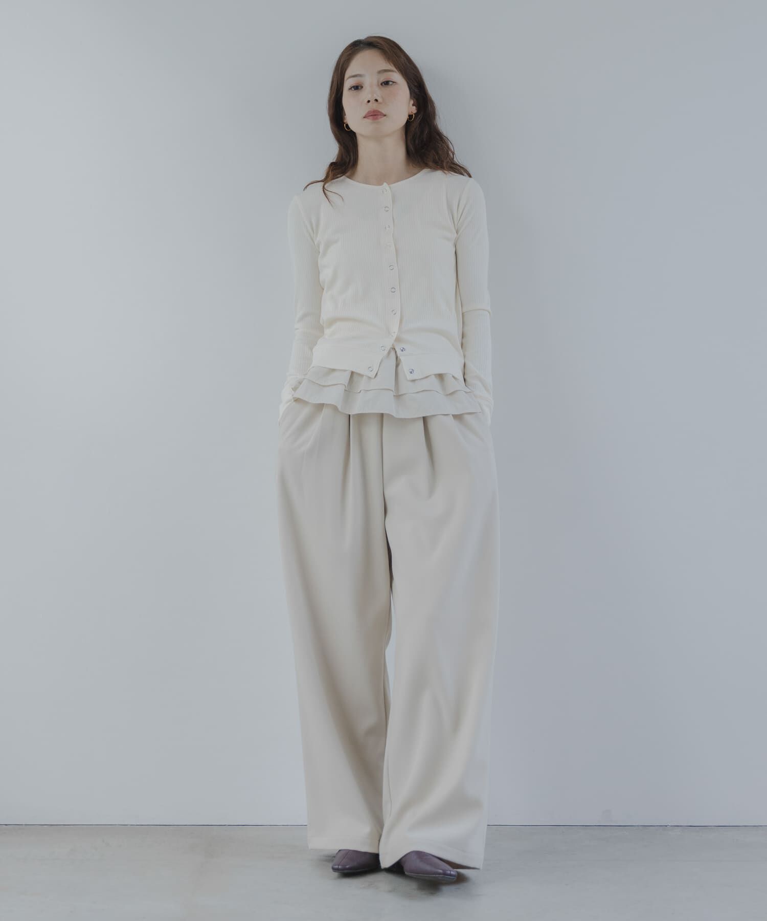 Sonny Label 「『WEB限定』裾フリルカットアンサンブル」|Tシャツ・カットソー|