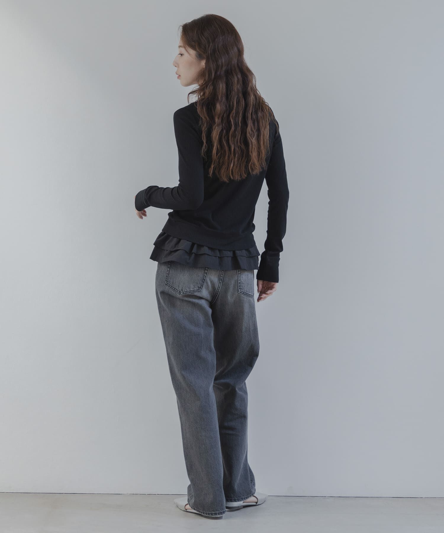 Sonny Label 「『WEB限定』裾フリルカットアンサンブル」|Tシャツ・カットソー|