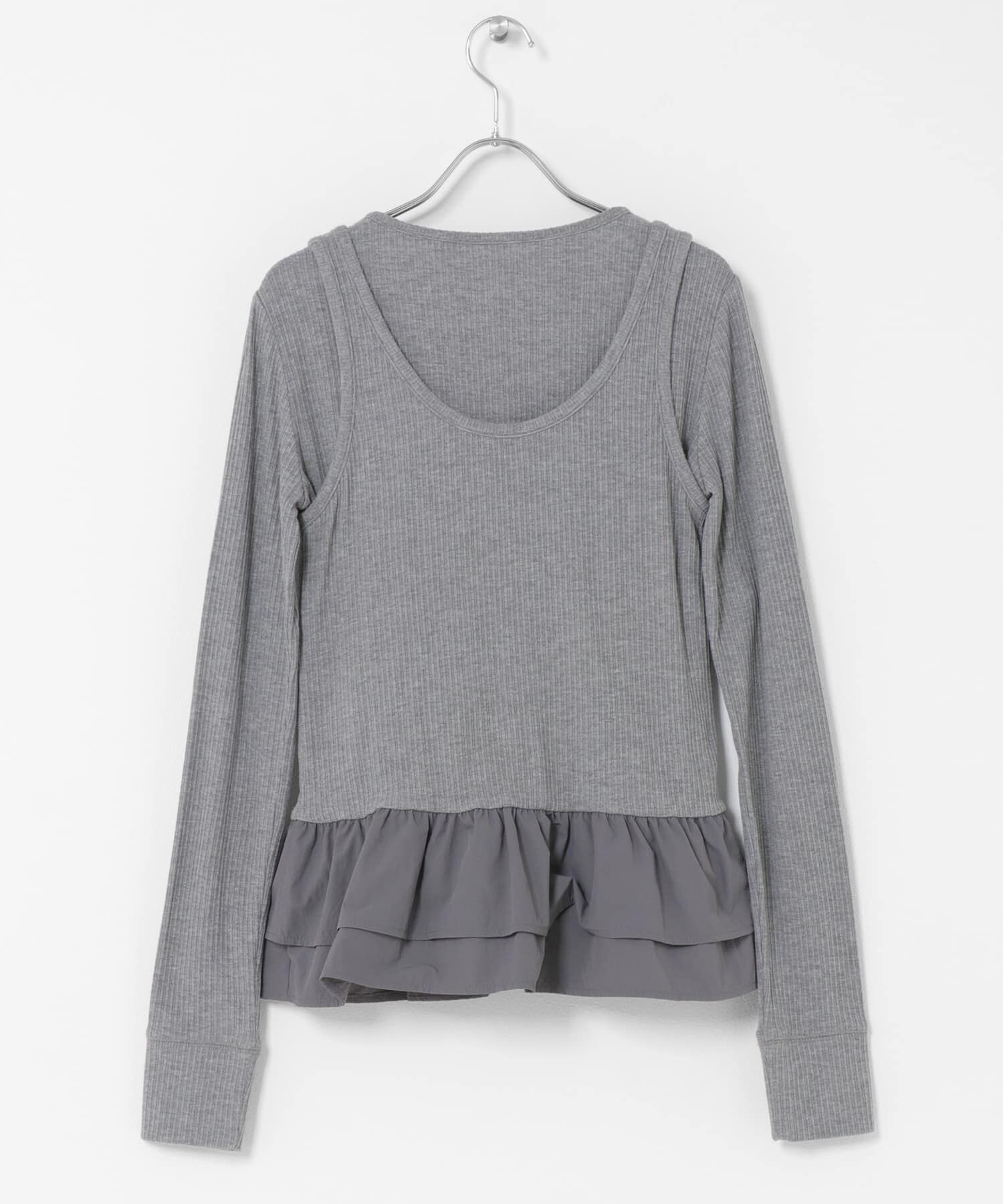 Sonny Label 「『WEB限定』裾フリルカットアンサンブル」|Tシャツ・カットソー|