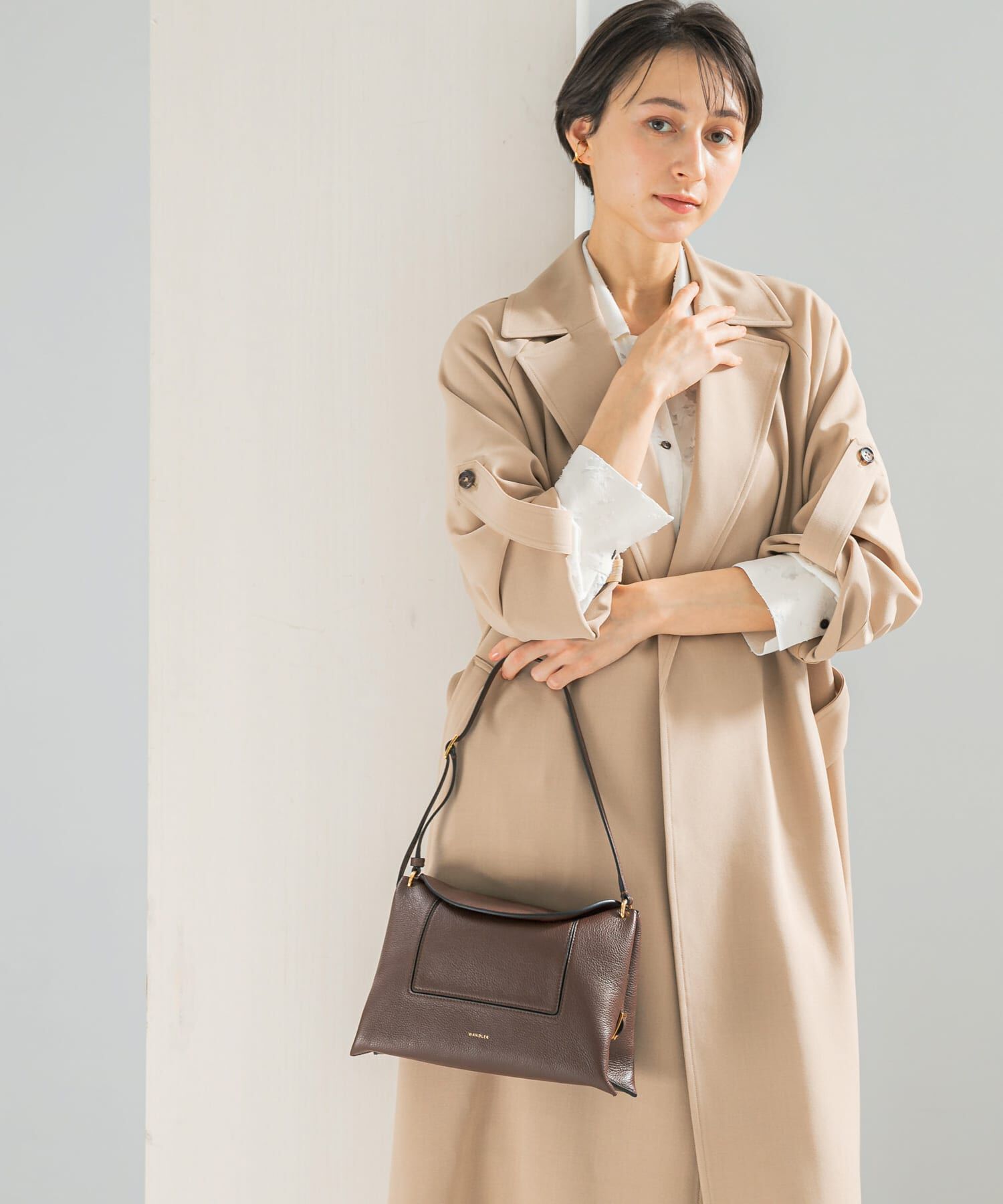 URBAN RESEARCH ROSSO「撥水 ロングガウンコート」|トレンチコート|