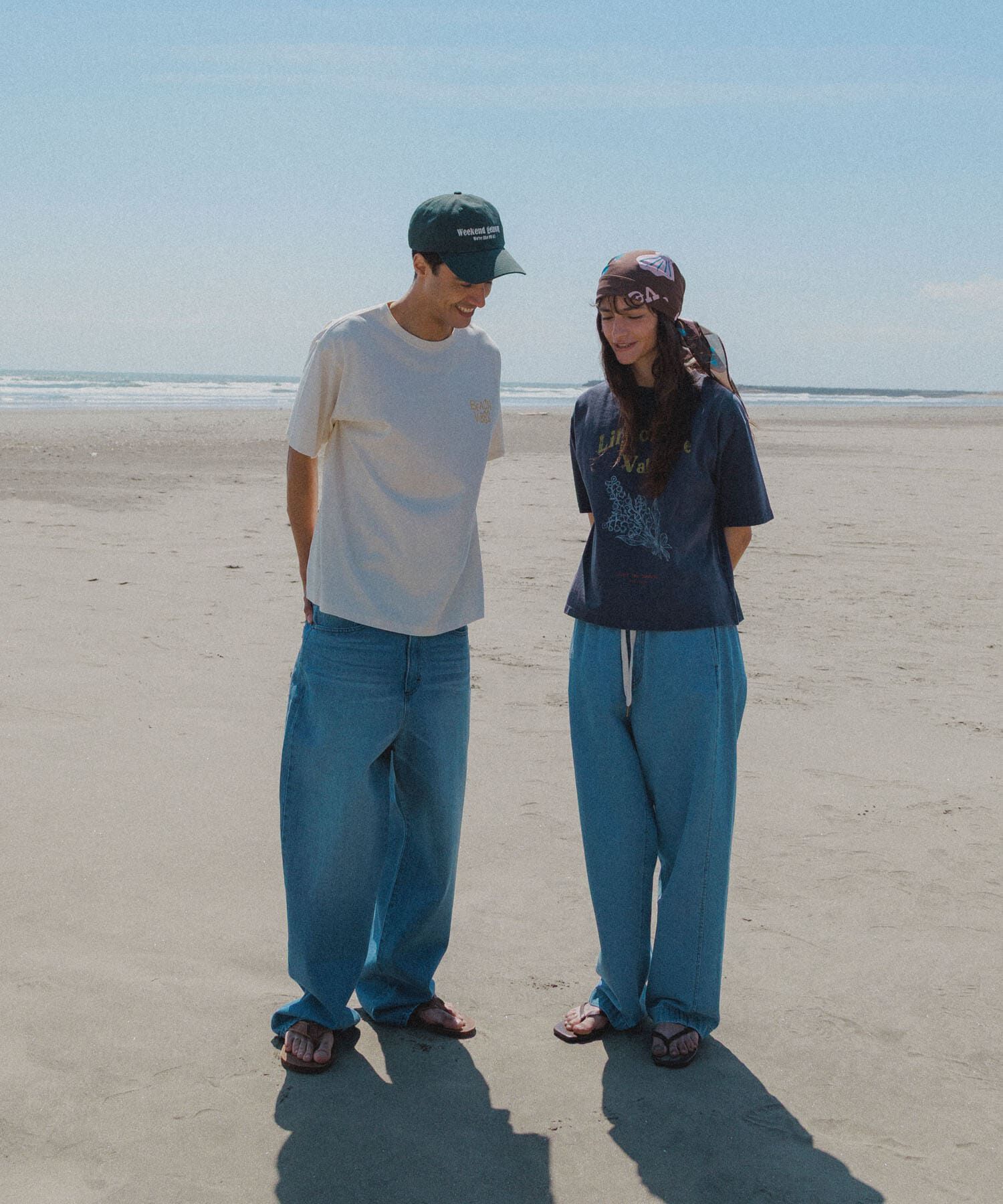 Sonny Label 「『別注』RED KAP&times;Sonny Label　ワイドデニムパンツ」|デニム|