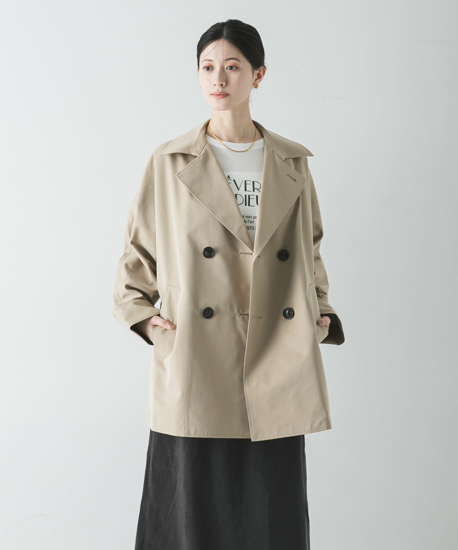 URBAN RESEARCH「TICCA　MINI テントトレンチコート」|トレンチコート|