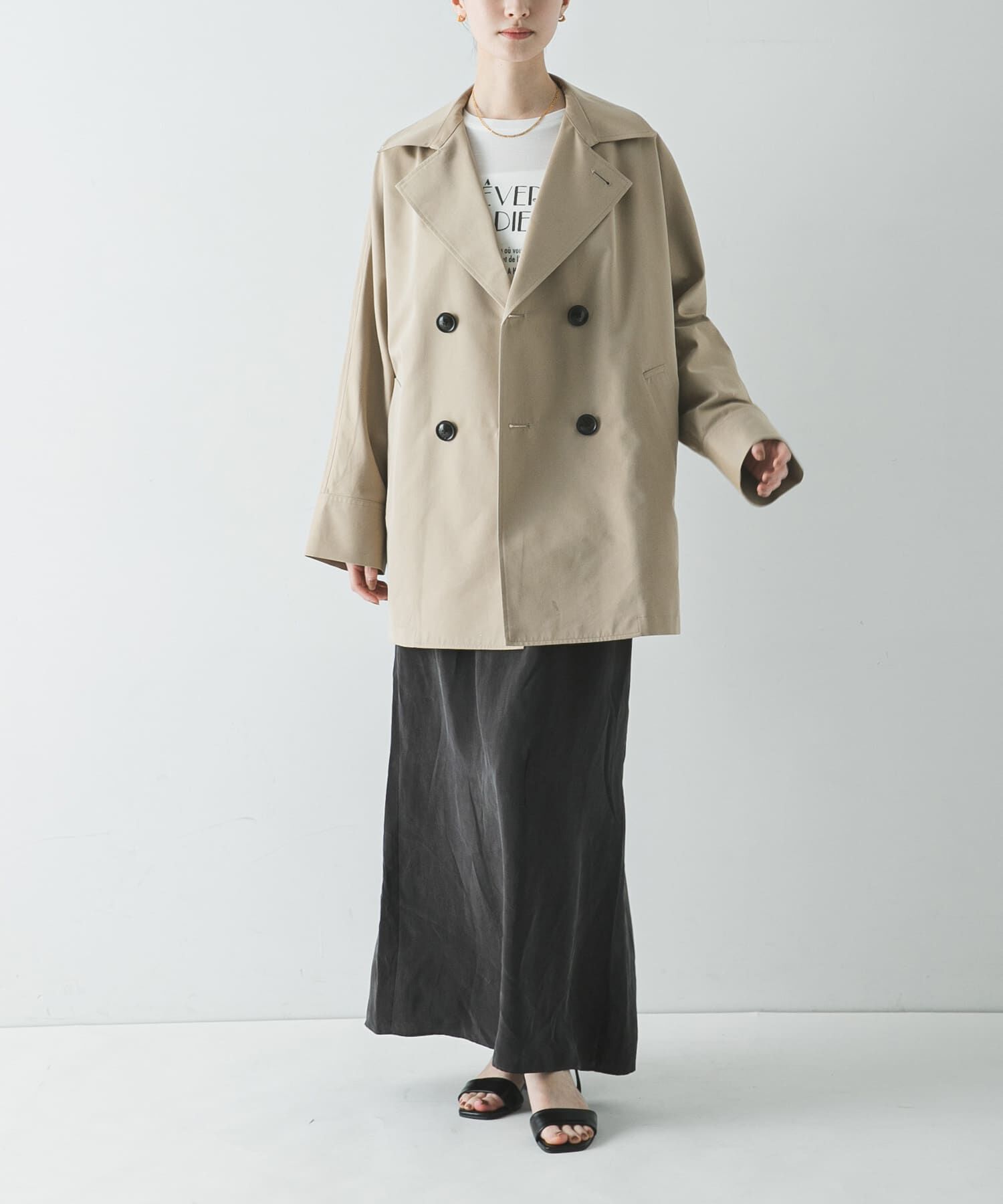URBAN RESEARCH「TICCA　MINI テントトレンチコート」|トレンチコート|
