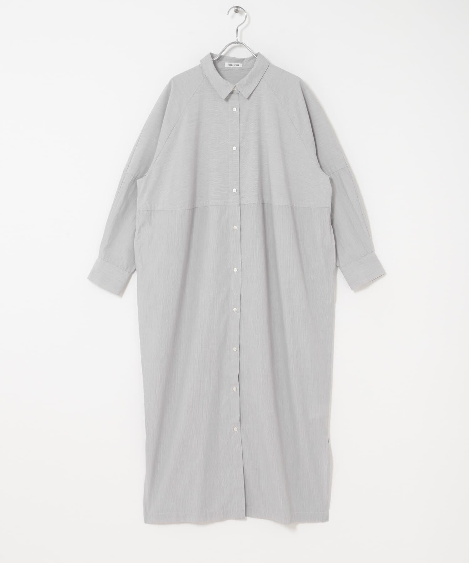 URBAN RESEARCH DOORS「FORK&SPOON　バレルシャツワンピース」|ワンピース|