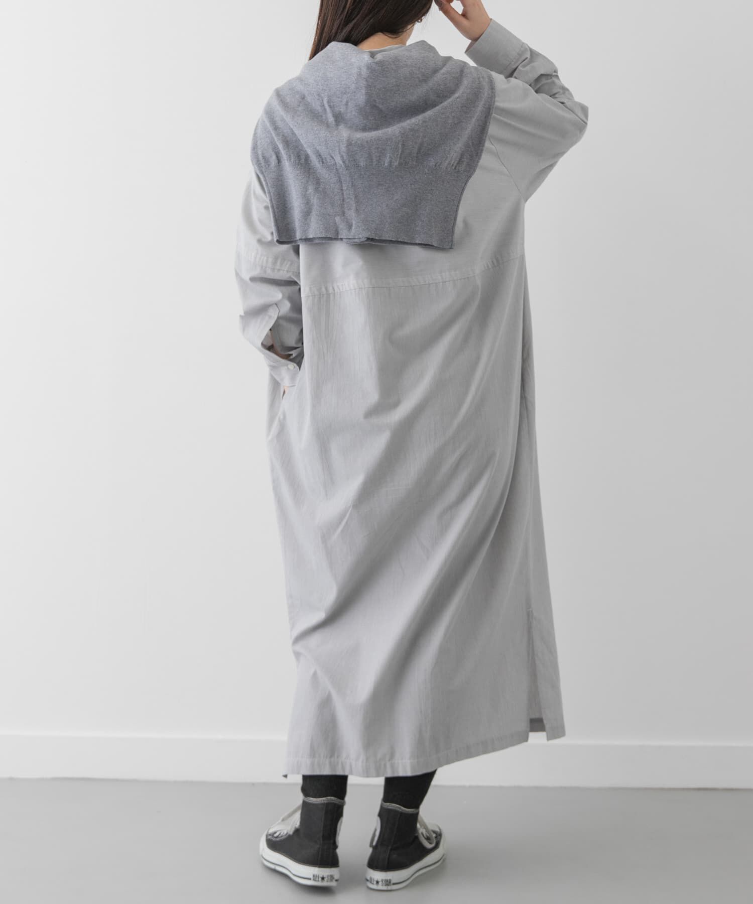 URBAN RESEARCH DOORS「FORK&SPOON　バレルシャツワンピース」|ワンピース|