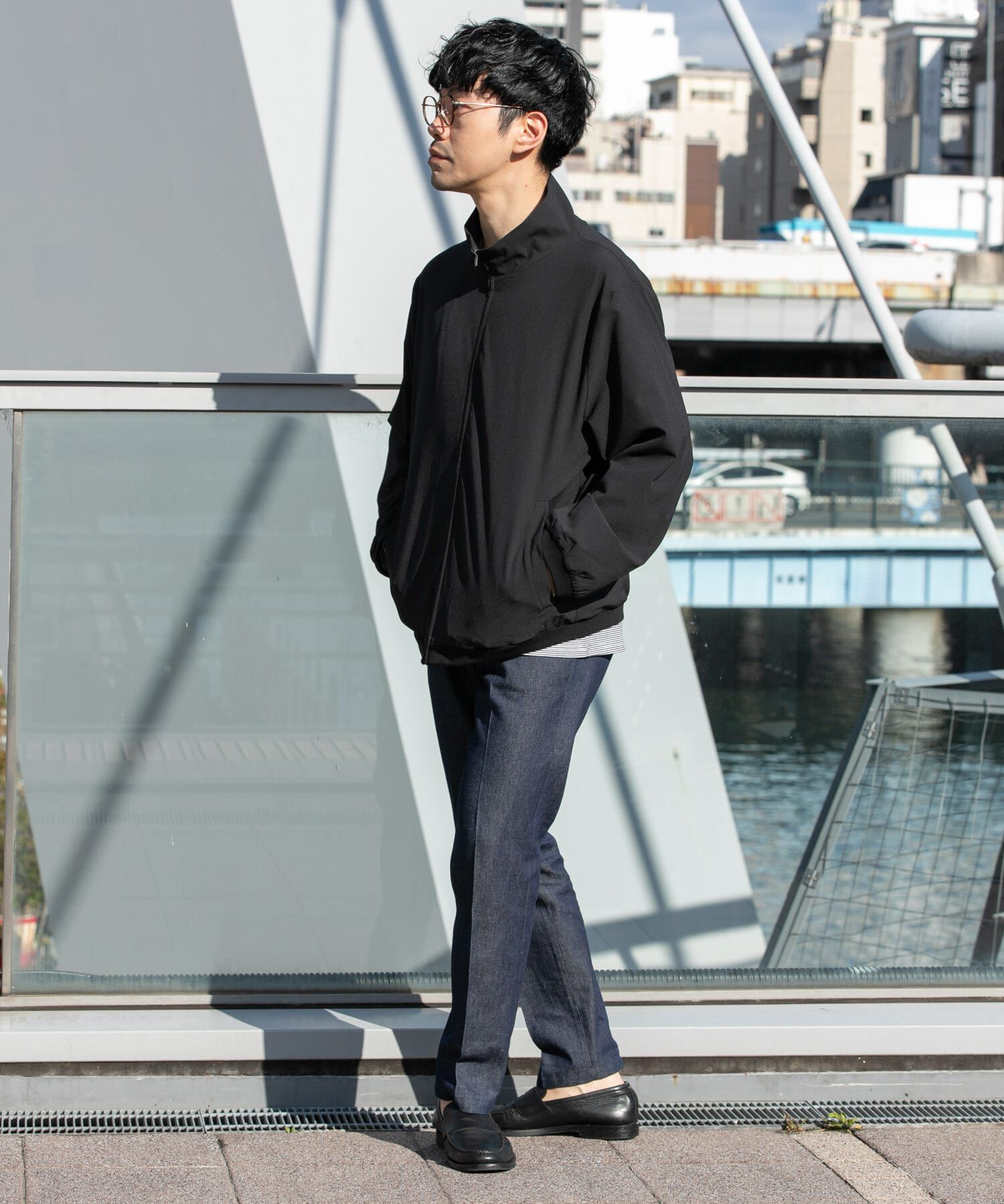 URBAN RESEARCH ROSSO「『WEB限定』『吸水 / 速乾』Air Stretch スタンドブルゾン」|ブルゾン・スタジャン|