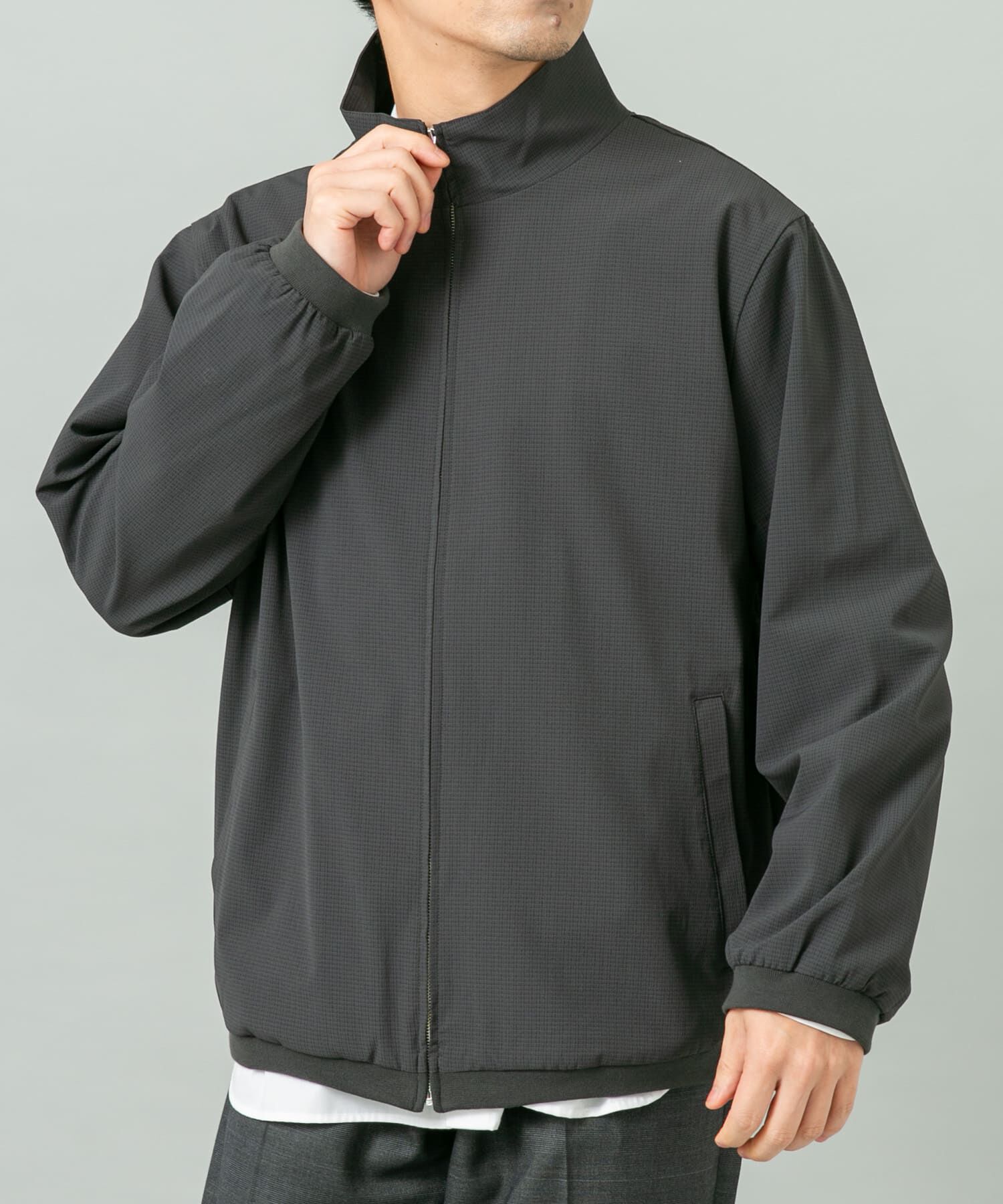URBAN RESEARCH ROSSO「『WEB限定』『吸水 / 速乾』Air Stretch スタンドブルゾン」|ブルゾン・スタジャン|