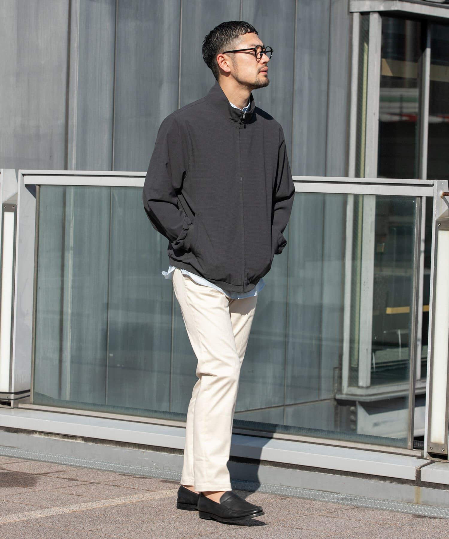 URBAN RESEARCH ROSSO「『WEB限定』『吸水 / 速乾』Air Stretch スタンドブルゾン」|ブルゾン・スタジャン|
