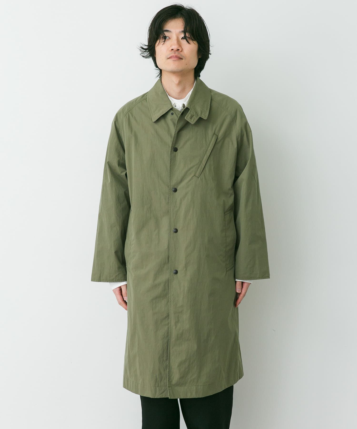 URBAN RESEARCH DOORS「THE NORTH FACE PURPLE LABEL　B.W.F.SOUTIEN COLLAR COAT」|ステンカラーコート|