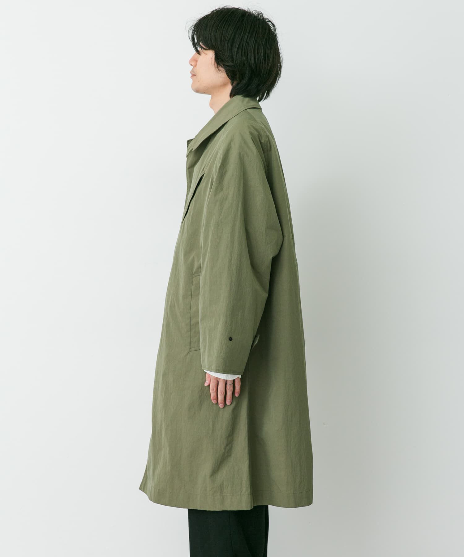 URBAN RESEARCH DOORS「THE NORTH FACE PURPLE LABEL　B.W.F.SOUTIEN COLLAR COAT」|ステンカラーコート|