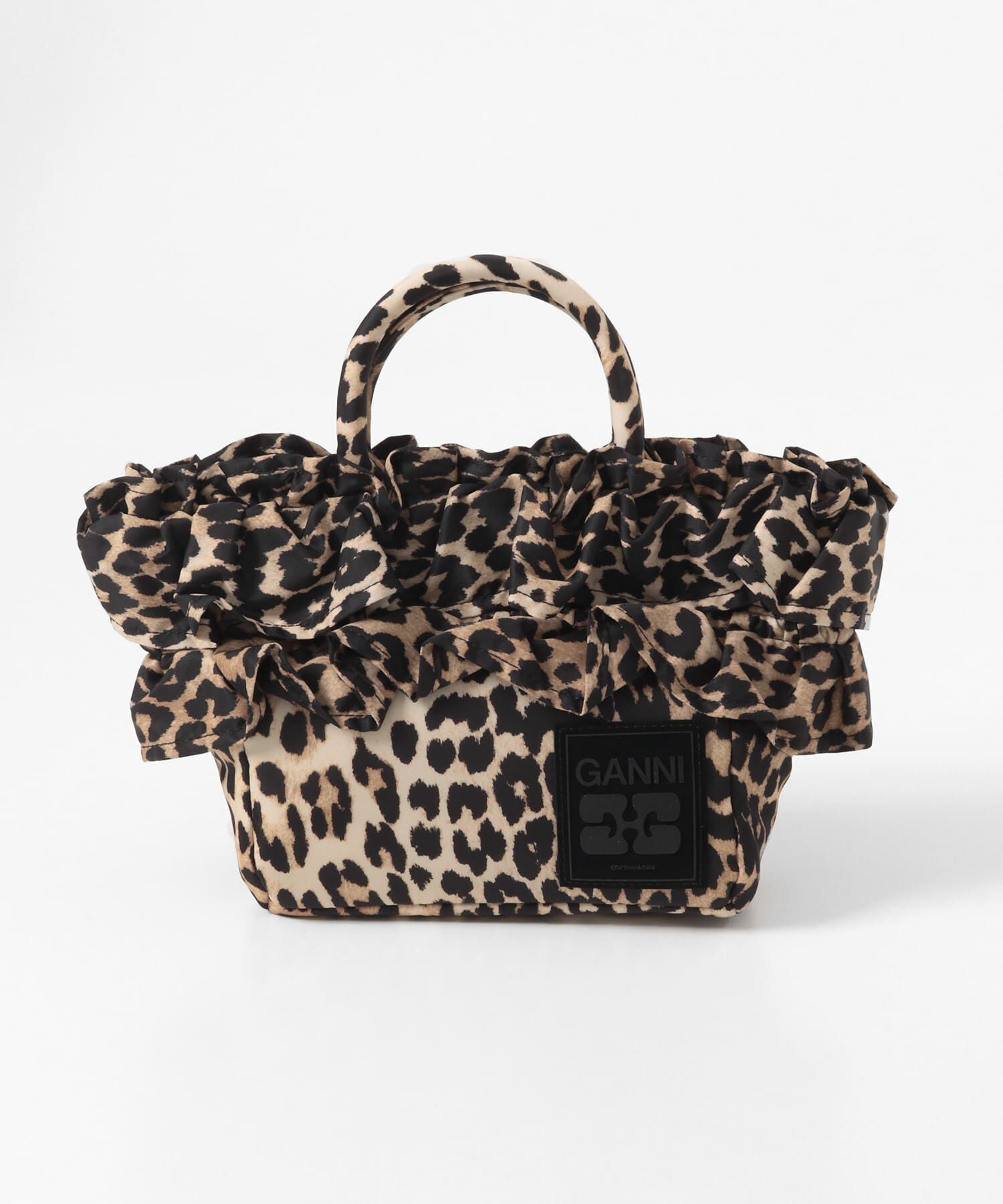 URBAN RESEARCH「GANNI　MINI SHOPPER RUFFLE PRINT」|トートバッグ|