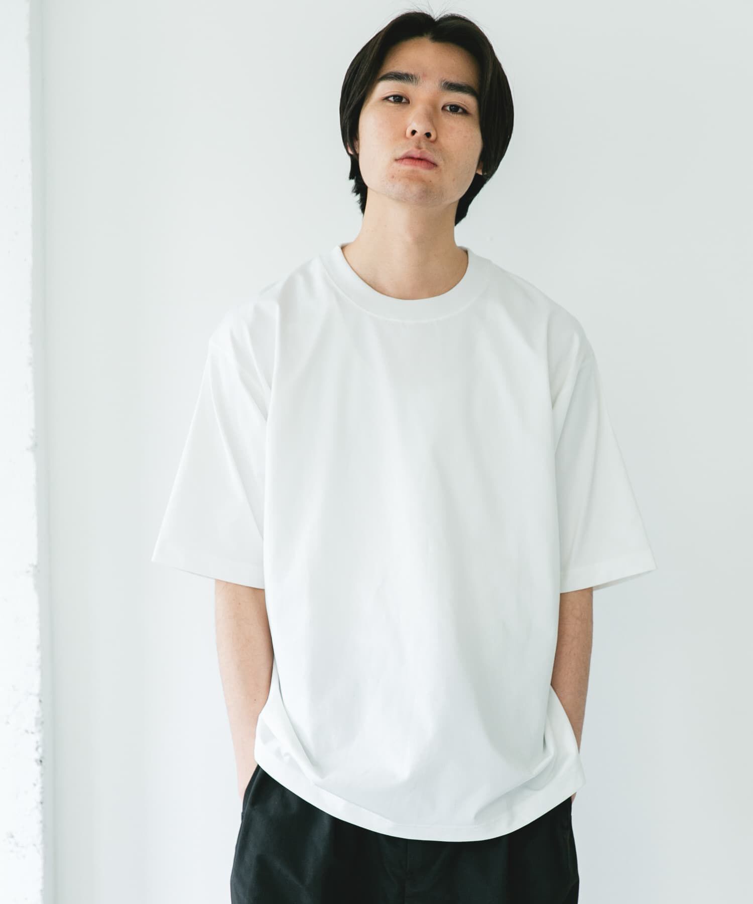 URBAN RESEARCH DOORS「『吸水速乾/接触冷感/ｲｰｼﾞｰｹｱ』ｸｲｯｸﾄﾞﾗｲ ｼｮｰﾄｽﾘｰ 」|Tシャツ・カットソー|