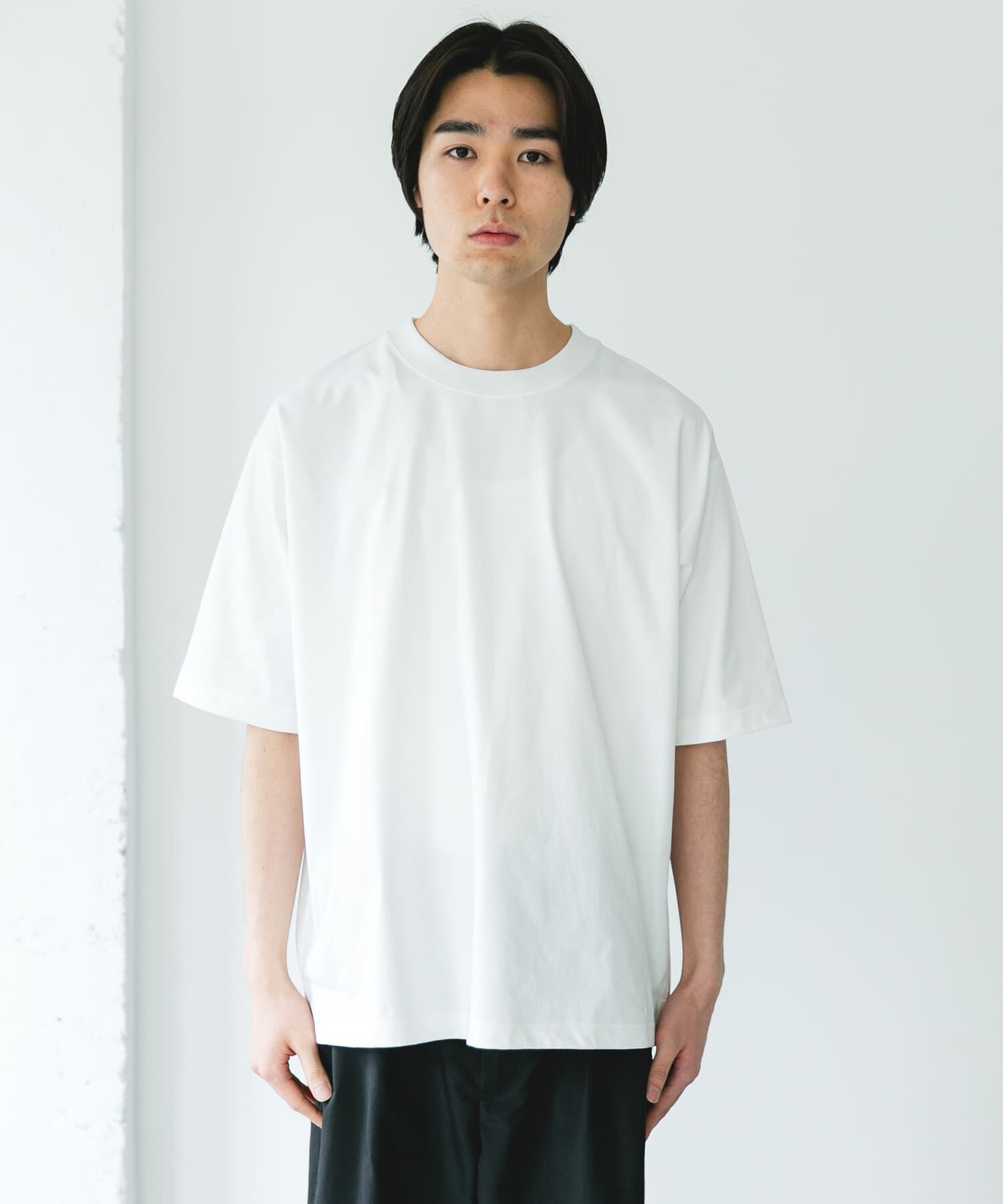URBAN RESEARCH DOORS「『吸水速乾/接触冷感/ｲｰｼﾞｰｹｱ』ｸｲｯｸﾄﾞﾗｲ ｼｮｰﾄｽﾘｰ 」|Tシャツ・カットソー|