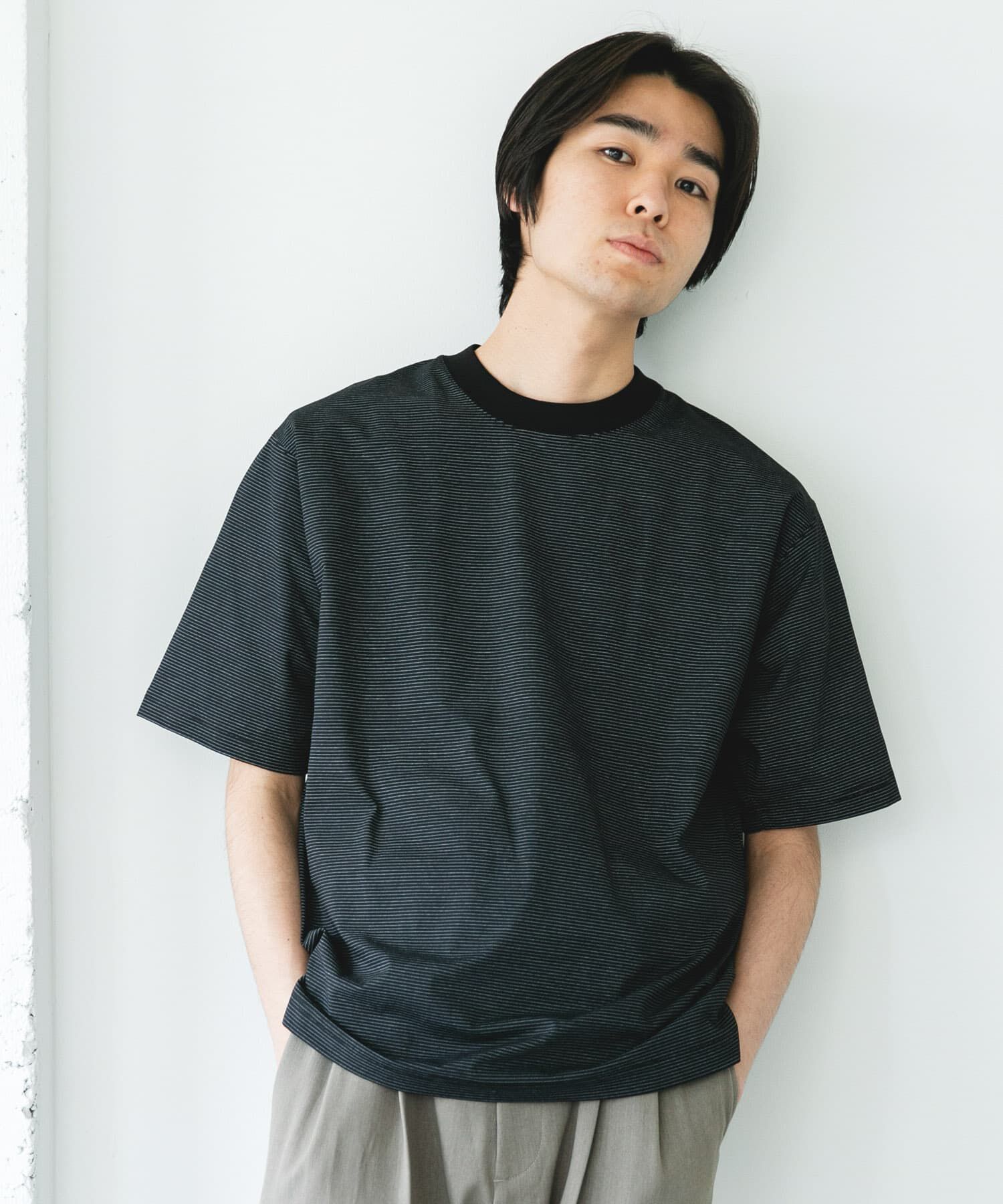 URBAN RESEARCH DOORS「『吸水速乾/接触冷感/ｲｰｼﾞｰｹｱ』ｸｲｯｸﾄﾞﾗｲ ｼｮｰﾄｽﾘｰ 」|Tシャツ・カットソー|